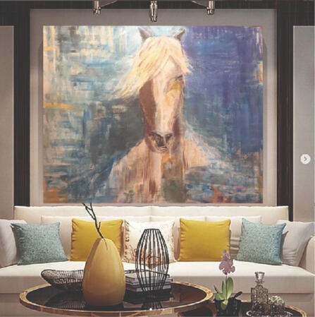 ‘Paloma ‘ abstract 120 x 80